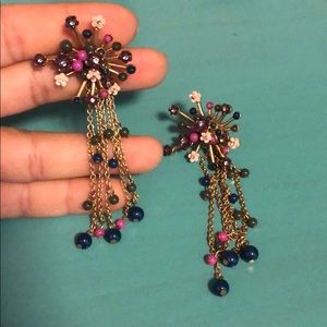 Multicolor dangle earrings